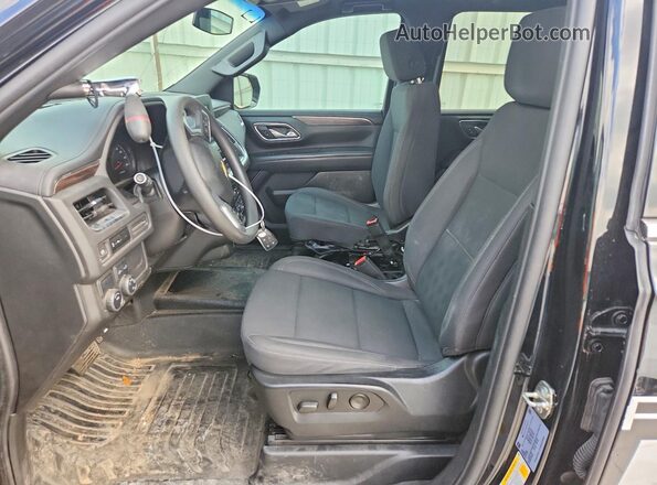 1GNSCLED6PR427774 2023 CHEVROLET TAHOE Black წინა სალონის ხედი