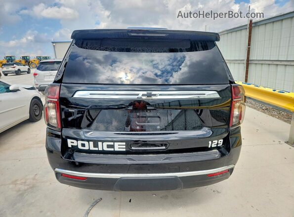 1GNSCLED6PR427774 2023 CHEVROLET TAHOE Black უკანა ხედი