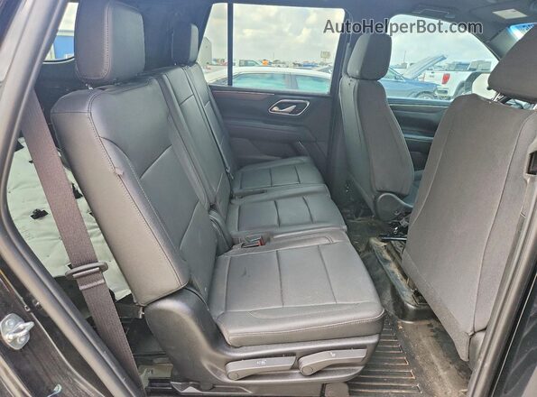 1GNSCLED6PR427774 2023 CHEVROLET TAHOE Black უკანა სალონის ხედი
