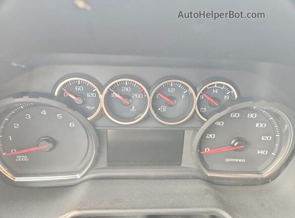 1GNSCLED9MR347297 2021 CHEVROLET TAHOE Black Вид щитка приладів