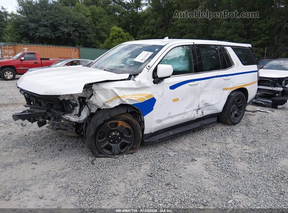 1GNSCLEDXPR485399 2023 CHEVROLET TAHOE White Առջևի ձախ երեք քառորդ տեսարան