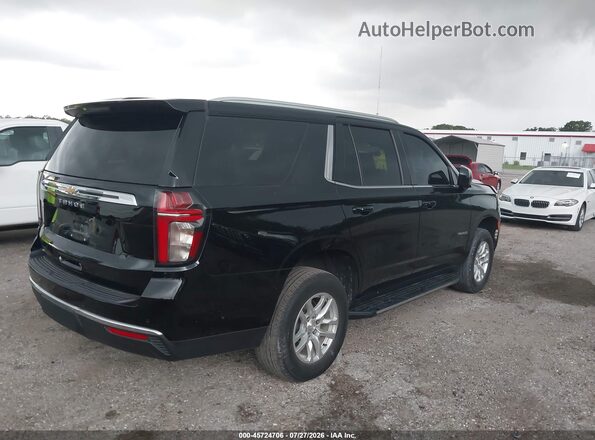 1GNSCMKD4PR516687 2023 CHEVROLET TAHOE Черный Задняя правая четверть