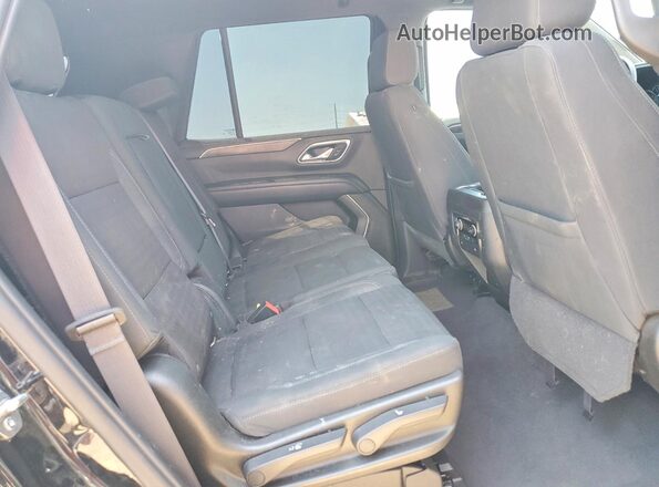 1GNSCMKD6MR174851 2021 CHEVROLET TAHOE Black Вид задньої частини салону