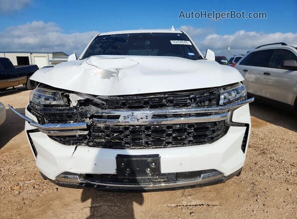 1GNSCMKD7PR112007 2023 CHEVROLET TAHOE White Вид спереду