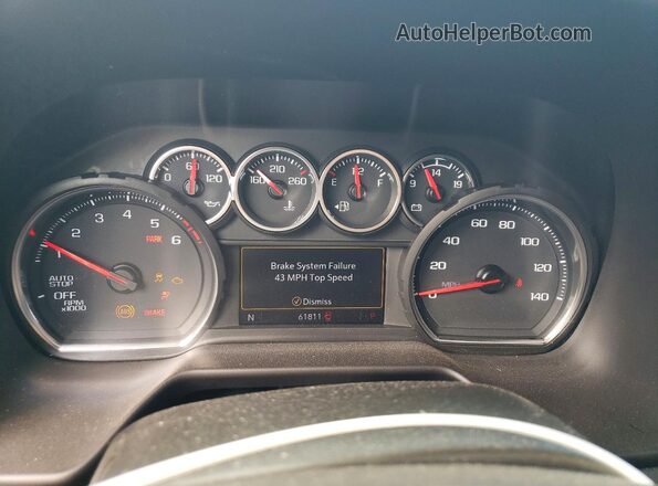 1GNSCMKDXRR415608 2024 CHEVROLET TAHOE White Widok zestawu wskaźników