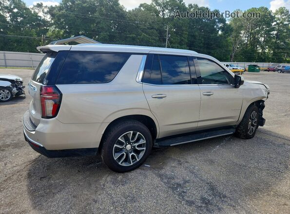 1GNSCNKD0MR410609 2021 CHEVROLET TAHOE Gold Trasero derecho