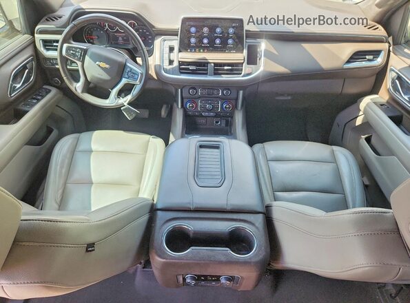 1GNSCNKD0MR410609 2021 CHEVROLET TAHOE Gold Vista del salpicadero