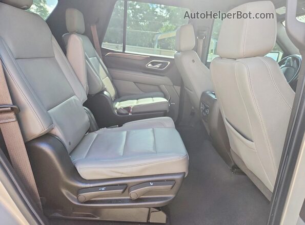1GNSCNKD0MR410609 2021 CHEVROLET TAHOE Gold Vista interior trasera