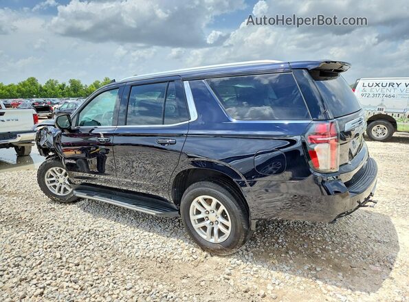 1GNSCNKD1MR349853 2021 CHEVROLET TAHOE Синий Задняя левая четверть