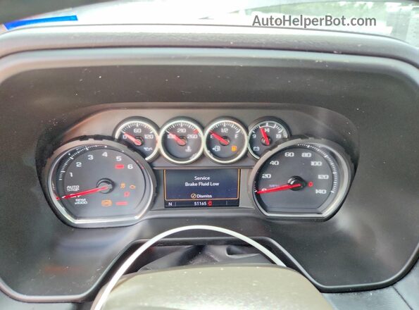 1GNSCNKD1MR349853 2021 CHEVROLET TAHOE Синий Вид щитка приборов