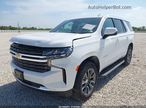 1GNSCNKD1PR536899 2023 CHEVROLET TAHOE Белый Передняя левая четверть