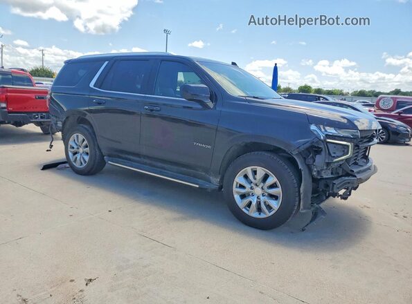1GNSCNKD4NR261655 2022 CHEVROLET TAHOE Черный Передняя правая четверть
