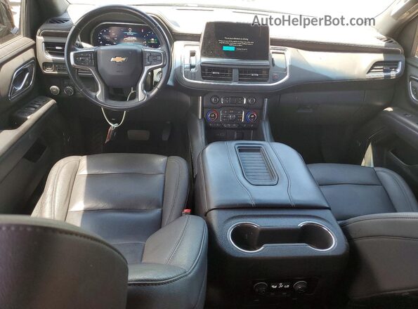 1GNSCNKD4NR261655 2022 CHEVROLET TAHOE Черный Вид панели приборов