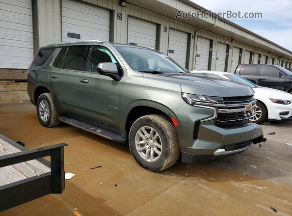 1GNSCNKD4PR307696 2023 CHEVROLET TAHOE Green Przód prawy