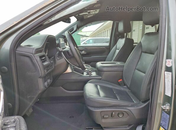 1GNSCNKD4PR307696 2023 CHEVROLET TAHOE Green Widok wnętrza z przodu