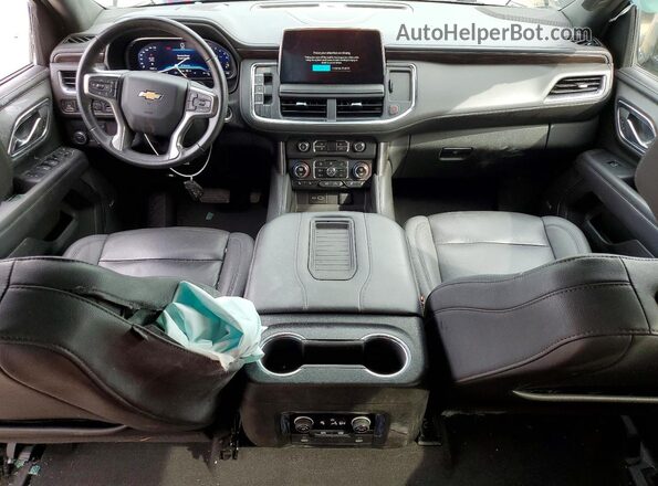 1GNSCNKD4PR307696 2023 CHEVROLET TAHOE Green Widok deski rozdzielczej