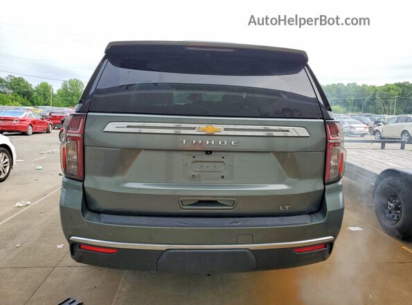 1GNSCNKD4PR307696 2023 CHEVROLET TAHOE Green Widok z tyłu