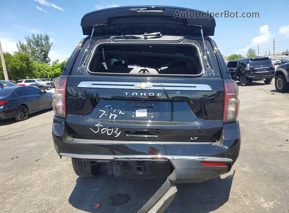 1GNSCNKD5PR235004 2023 CHEVROLET TAHOE Black უკანა ხედი