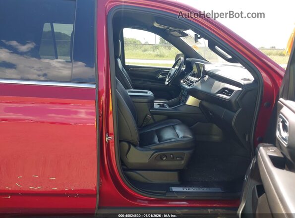 1GNSCNKD6MR361786 2021 CHEVROLET TAHOE Red წინა სალონის ხედი