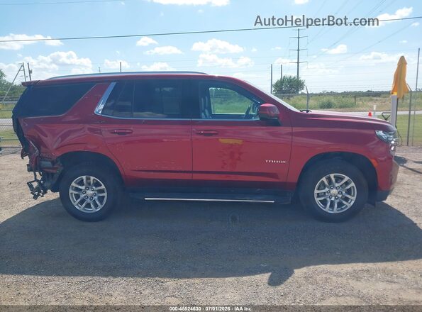1GNSCNKD6MR361786 2021 CHEVROLET TAHOE Red სალონის 360-გრადუსიანი ხედი