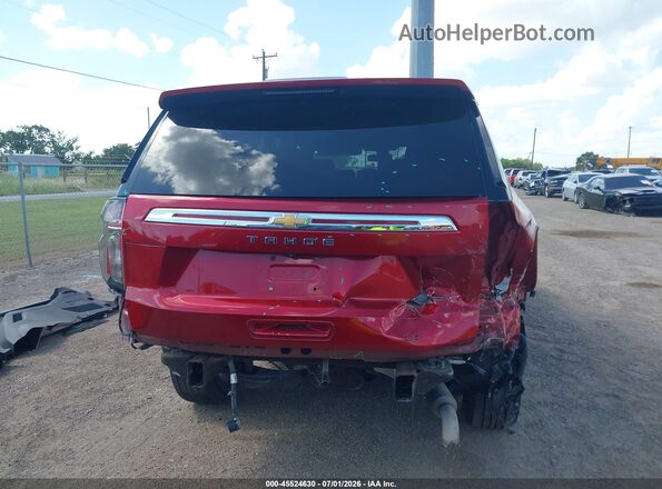 1GNSCNKD6MR361786 2021 CHEVROLET TAHOE Red 