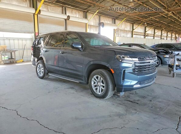 1GNSCNKD6MR377907 2021 CHEVROLET TAHOE Teal წინა მარჯვენა