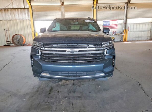 1GNSCNKD6MR377907 2021 CHEVROLET TAHOE Teal წინა ხედი
