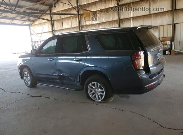 1GNSCNKD6MR377907 2021 CHEVROLET TAHOE Teal უკანა მარცხენა