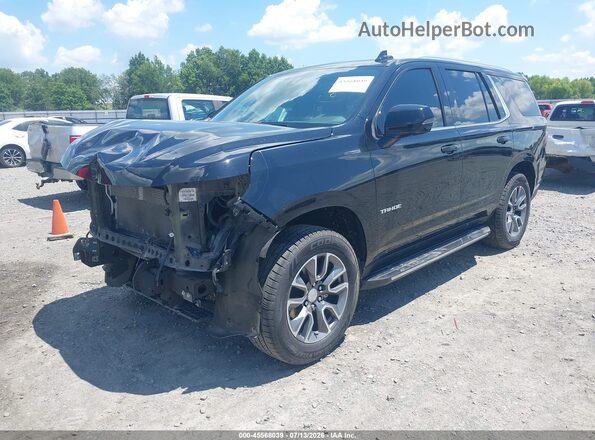 1GNSCNKD6NR262015 2022 CHEVROLET TAHOE Черный Передняя левая четверть