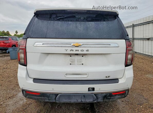 1GNSCNKD8MR140156 2021 CHEVROLET TAHOE Белый Вид сзади