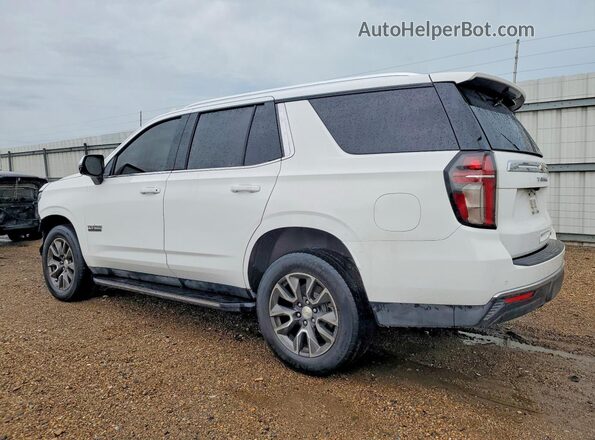 1GNSCNKD8MR140156 2021 CHEVROLET TAHOE Белый Задняя левая четверть