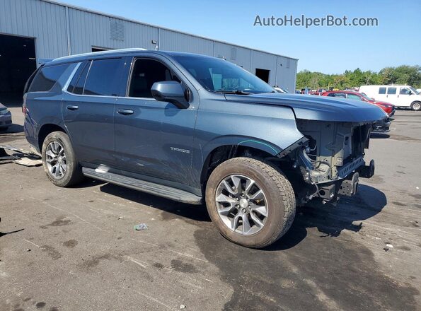 1GNSCNKD9MR236748 2021 CHEVROLET TAHOE Blue წინა მარჯვენა