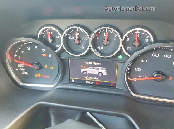 1GNSCNKD9MR236748 2021 CHEVROLET TAHOE Blue ხელსაწყოთა პანელის ხედი