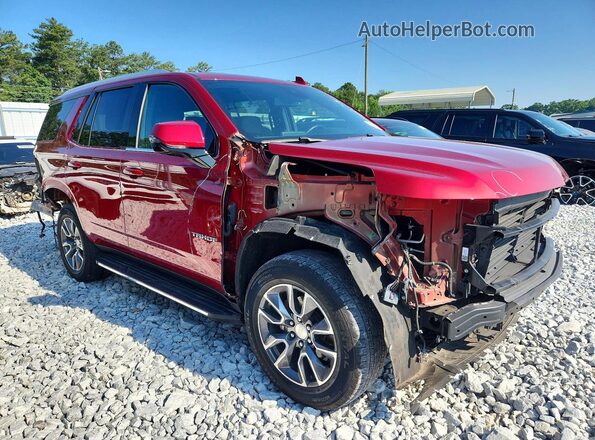 1GNSCNKDXRR137542 2024 CHEVROLET TAHOE Maroon Delantero derecho
