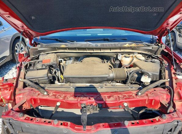 1GNSCNKDXRR137542 2024 CHEVROLET TAHOE Maroon Vista del compartimento del motor