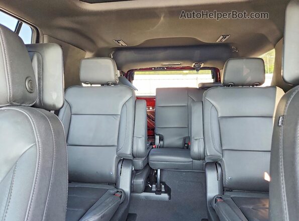 1GNSCNKDXRR137542 2024 CHEVROLET TAHOE Maroon Vista de los asientos traseros