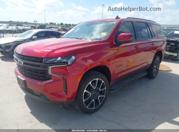 1GNSCRKD4RR340112 2024 CHEVROLET TAHOE Red Передня ліва чверть