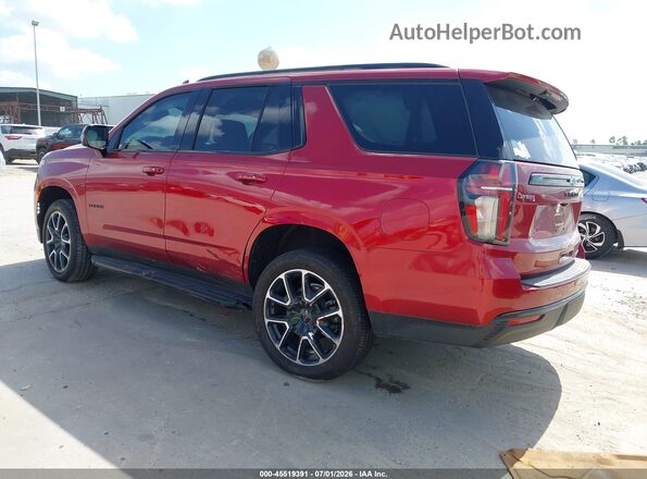 1GNSCRKD4RR340112 2024 CHEVROLET TAHOE Red Задня ліва чверть