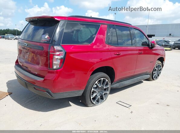 1GNSCRKD4RR340112 2024 CHEVROLET TAHOE Red Задня права чверть