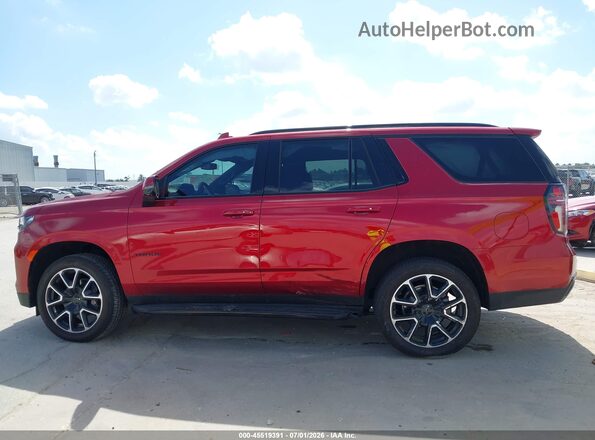 1GNSCRKD4RR340112 2024 CHEVROLET TAHOE Red Вид задньої частини салону