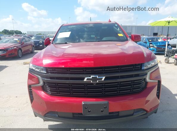 1GNSCRKD4RR340112 2024 CHEVROLET TAHOE Red Вид панелі приладів