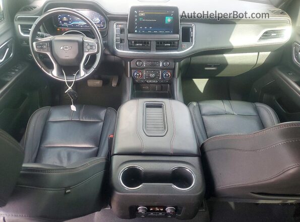 1GNSCRKD6PR145576 2023 CHEVROLET TAHOE Black წინა პანელის ხედი