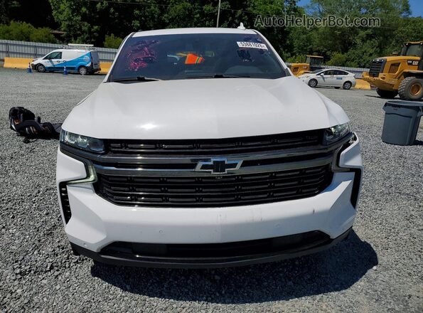 1GNSCRKD7NR155224 2022 CHEVROLET TAHOE White Դիմացի տեսք
