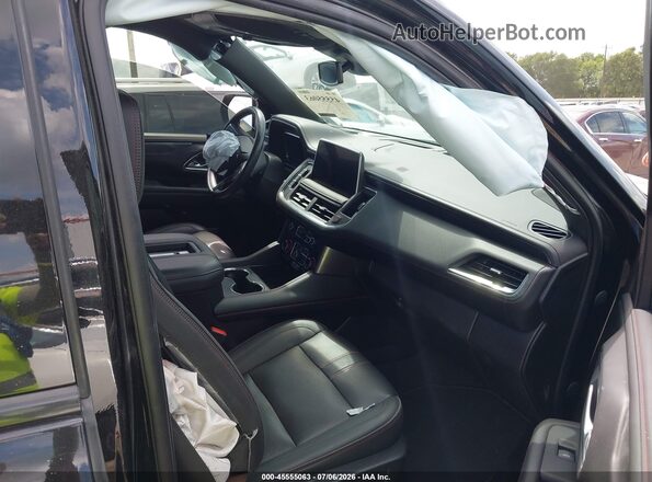 1GNSCRKD9PR113544 2023 CHEVROLET TAHOE Black წინა სალონის ხედი