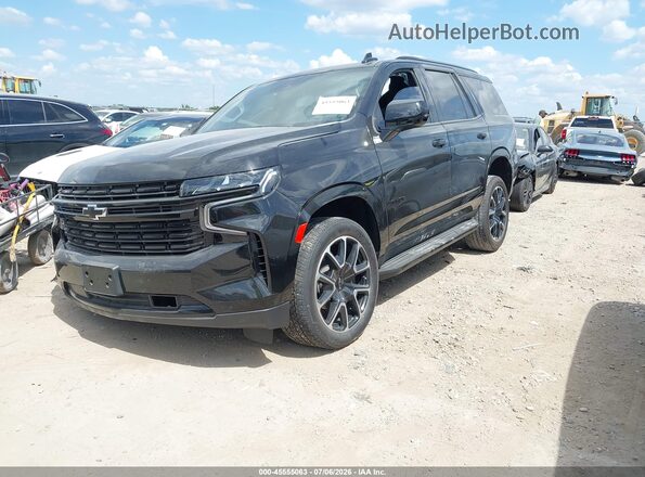1GNSCRKD9PR113544 2023 CHEVROLET TAHOE Black წინა მარცხენა ხედი სამი მეოთხედიდან