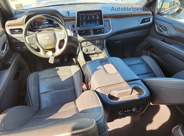 1GNSCSKD8PR221631 2023 CHEVROLET TAHOE Blue Вид панелі приладів