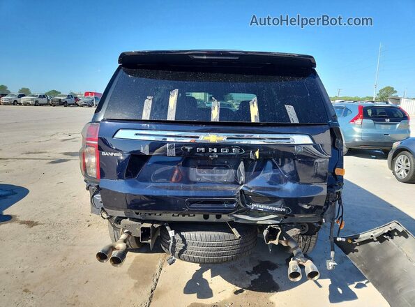 1GNSCSKD8PR221631 2023 CHEVROLET TAHOE Blue Вид ззаду