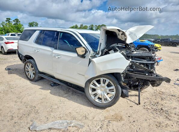 1GNSCTKL1MR101498 2021 CHEVROLET TAHOE White Przód prawy