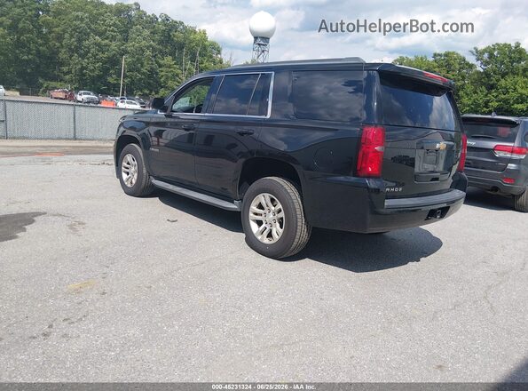 1GNSKAEC0HR280206 2017 CHEVROLET TAHOE Black Trasero izquierdo