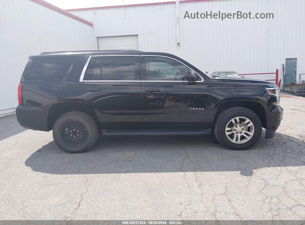 1GNSKAEC0HR280206 2017 CHEVROLET TAHOE Black 